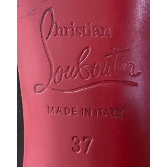 Christian Louboutin Simple 110 suede pumps - Size 37 - Picture 5 of 6